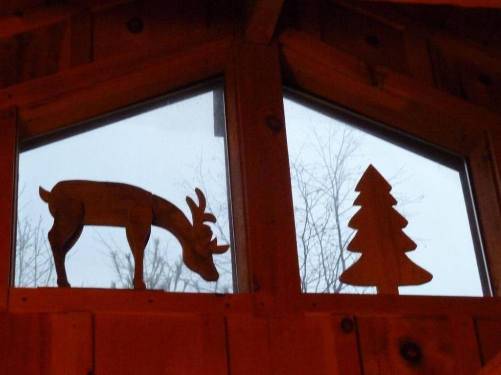 View! Cozy, Private, Fireplace, Hot Tub Log Cabin, Honeymoon! 세비어빌 외부 사진